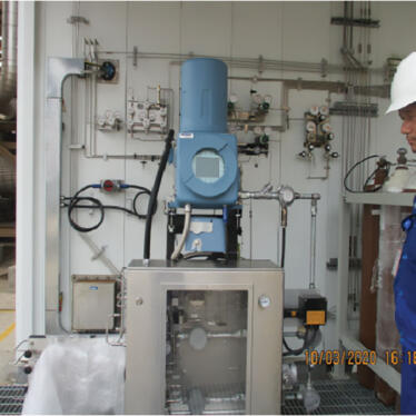 Installating new LPG analyzer