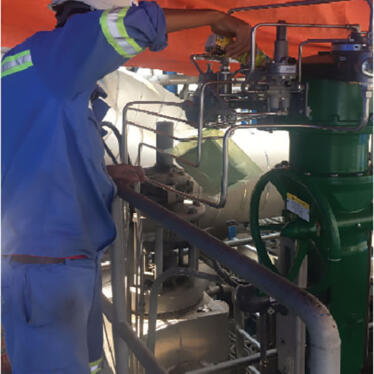 Repaced New Boiler F/W Valve