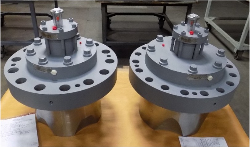 Nắp xi-lanh phía đầu (Head-end) tích hợp túi thể tích