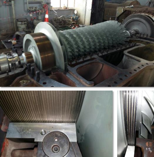 Cải tiến máy nén dọc trục/ly tâm MAN TURBO sang sử dụng hệ thống phớt mòn (abradable sealing) tại miệng hút bánh công tác và piston cân bằng