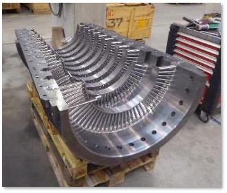 Chế tạo mới giá đỡ cánh tĩnh (Blade carrier) cho máy nén Sulzer